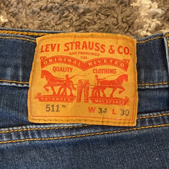 Mens Levi’s 511 W34 L30 - Picture 2 of 11
